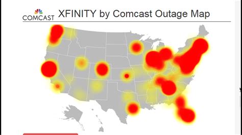 internet outage in my area comcast